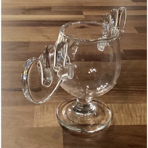 Warner Bros BULLWINKLE MOOSE Glass Clear Cup Mug - Picture 8 of 9